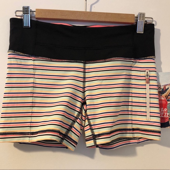 lululemon athletica Pants - Striped Lulu Running Short